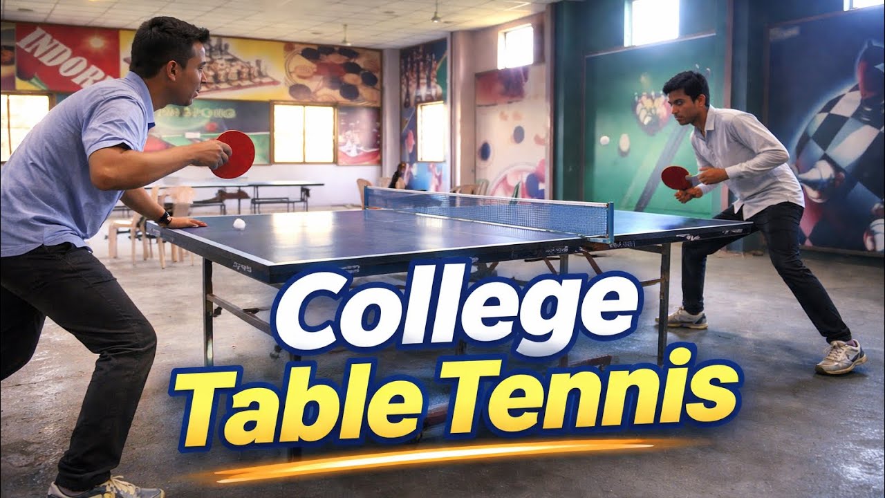 Table Tennis in College | Intense Rally & Campus Sports Fun