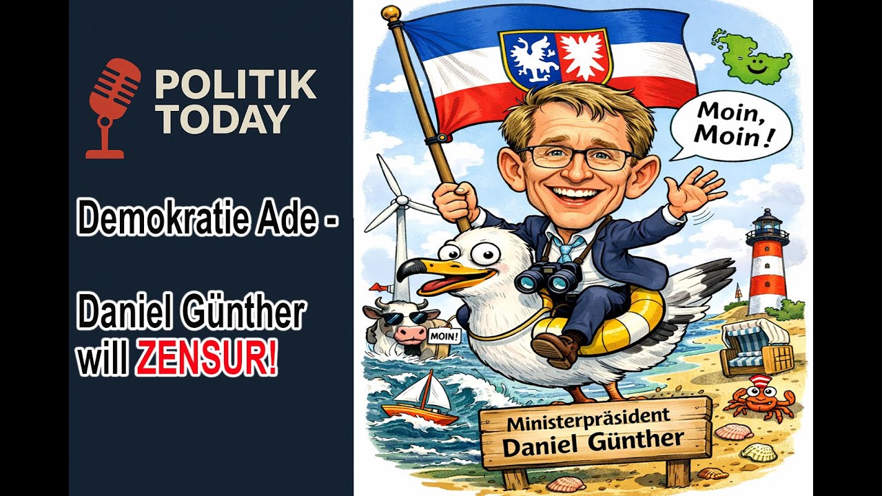 Demokratie Ade - Daniel Günther will Zensur - Dieses Interview verändert alles! (English Subtitel)