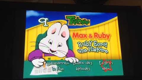 Ruby Writes A Story 2006 DVD Menu WalkThrough