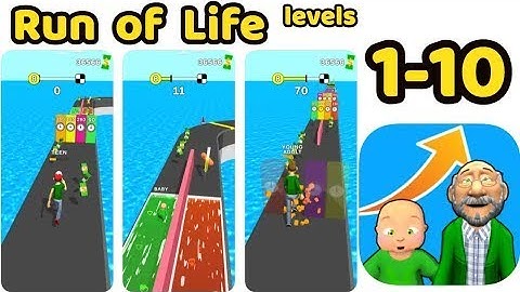 Run of Life by Voodoo Game- Funny Gameplay Walkthrough All Levels 1-10 (Android-iOS)
