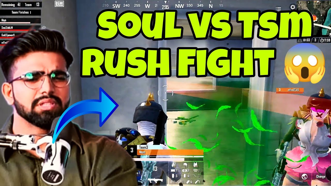 SOUL VS TSM 4V4 OP RUSH FIGHT 😱
