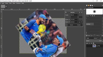 How to rotate an image with GIMP Image Editor