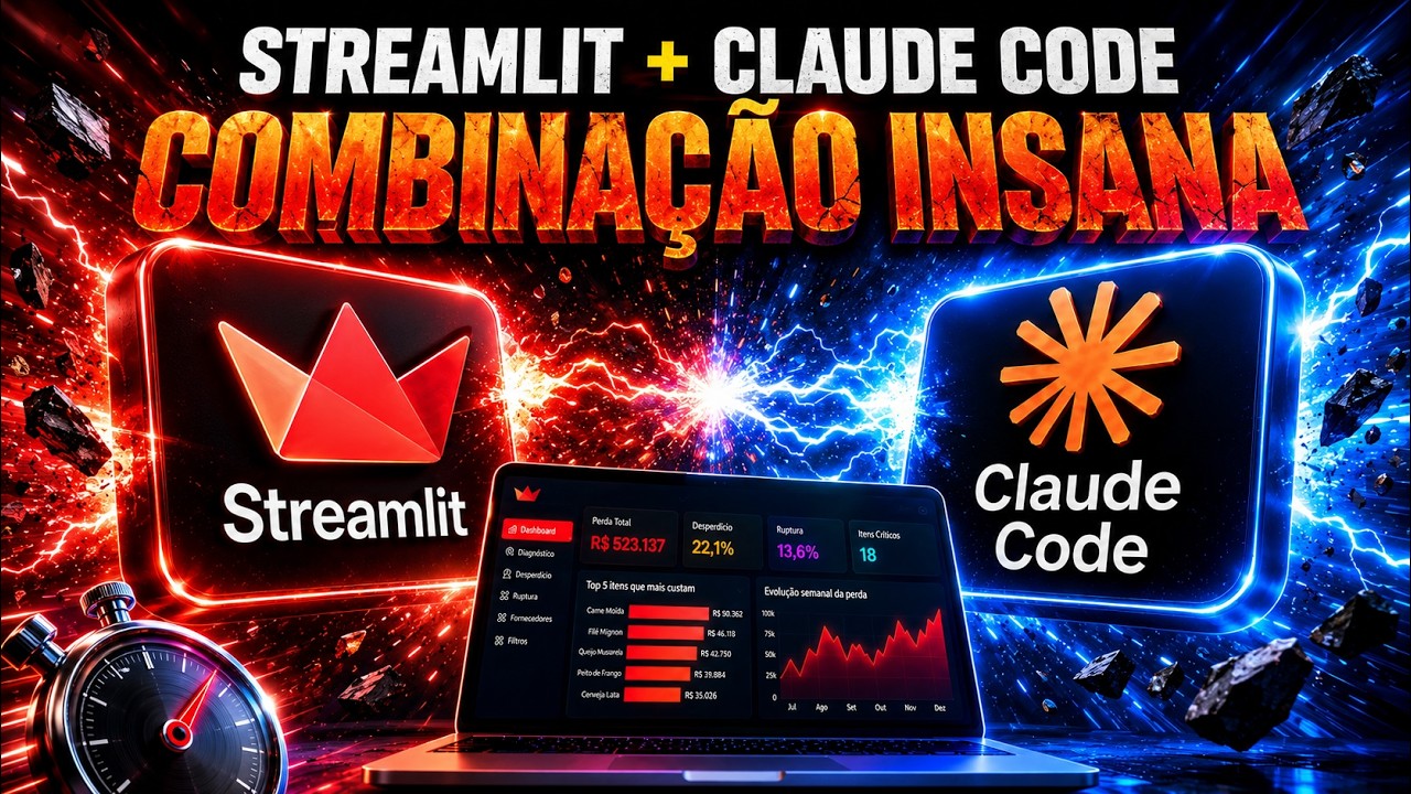 Como usar Claude Code com Streamlit para criar um dashboard