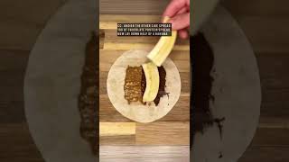 Chocolate Peanut Er Banana Wrap