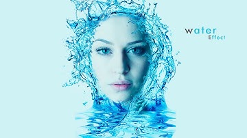 Splash Water Portrait Effect In Photoshop Tutorial