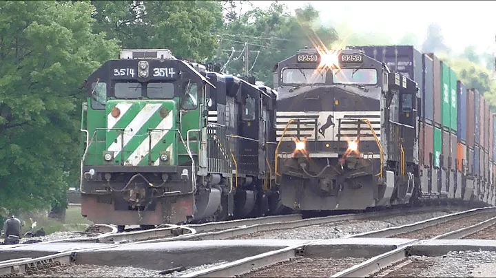 [0V] Railfanning the Piedmont Sub: Black Horses Be...