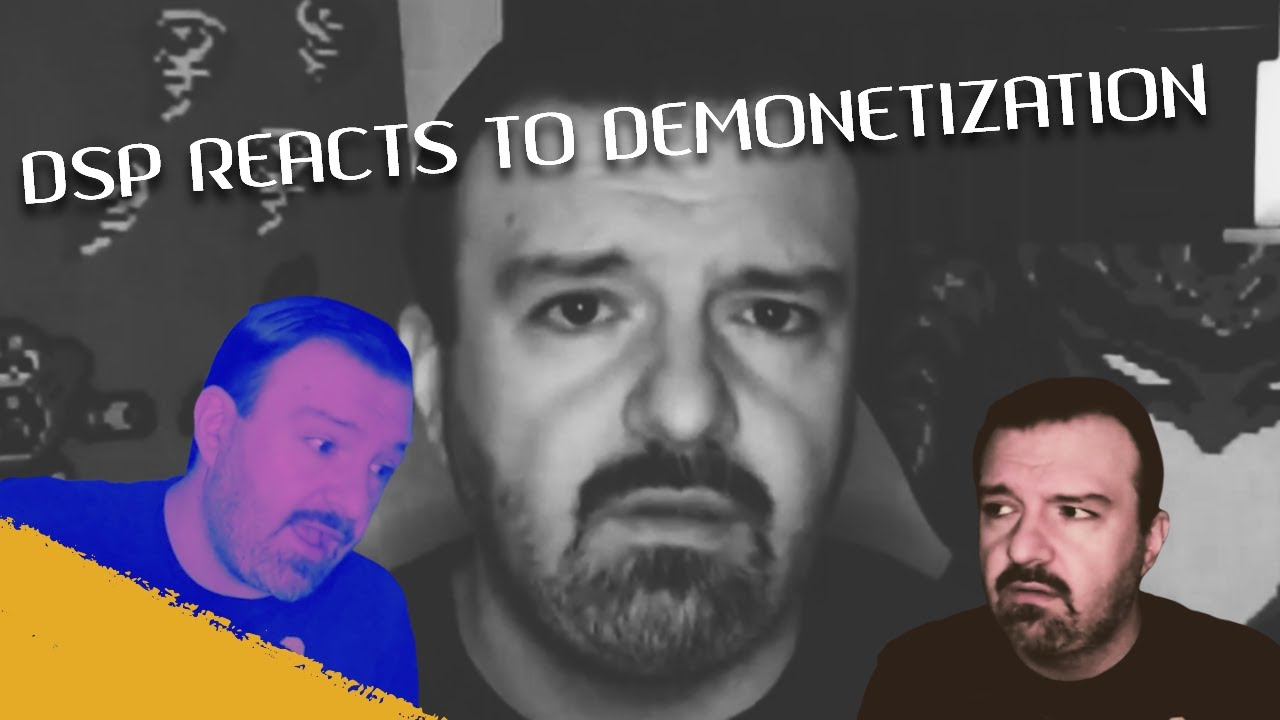 DSP panicking because his ProJared "reaction" is DEMONETIZED. Shills YT Premium instead