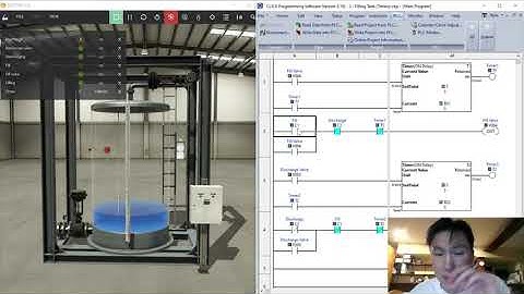 Factory IO Scene 3 with Click PLC