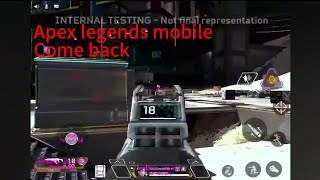 Leaks Apex legends mobile / Come back 2024 ???