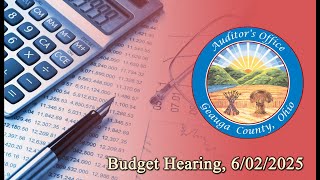 Budget Commission Regular Meeting, 6/02/2025