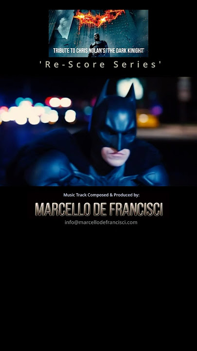 Marcello De Francisci - 'Save Them' | Tribute to Chris Nolan's 'Dark Knight' (Vide Short Part 1)