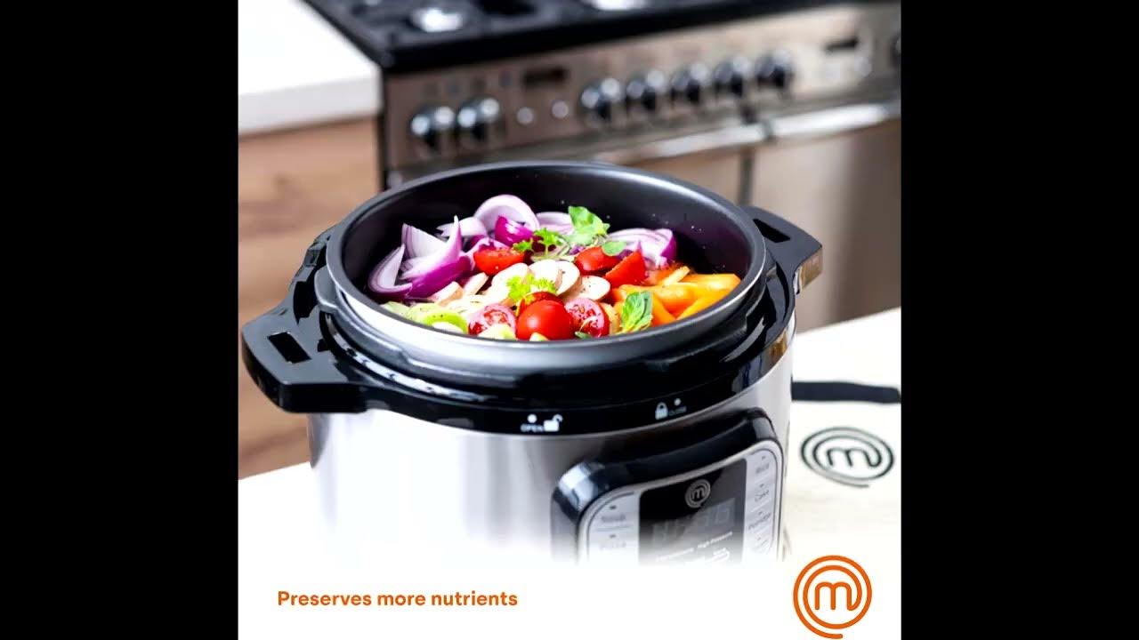 MasterChef Electric Pressure Cooker 10 in 1 Instapot Multicooker 6 Qt