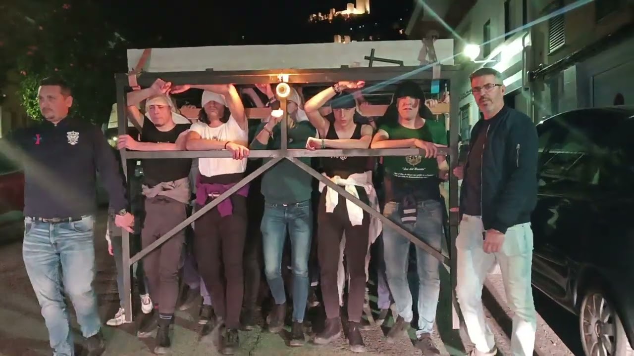 3 ensayo de costaleros de Jesús Cautivo (1 Parte)