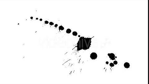 Ink Drop on Dry Paper 28 | Motion Graphics - Envato elements