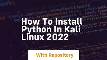 how to install python in kali linux 2022
