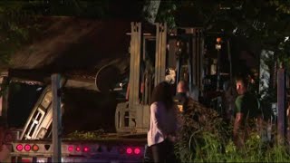 Woman killed after stolen 18-wheeler hits home during chase in north Houston, deputies say