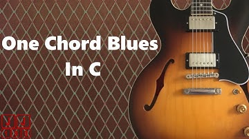 One Chord Blues Jam Track In C