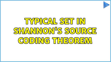 Typical set in Shannon