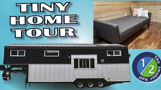 Tiny Home Tour / we stayed in a tiny house Airbnb/ Tiny Home 400 sq. Feet 2 bedrooms full bath by The smaller half 166 views 1 year ago 4 minutes, 32 seconds