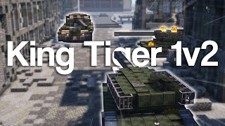 IS-2 vs King Tiger | Minecraft Tank Tussle