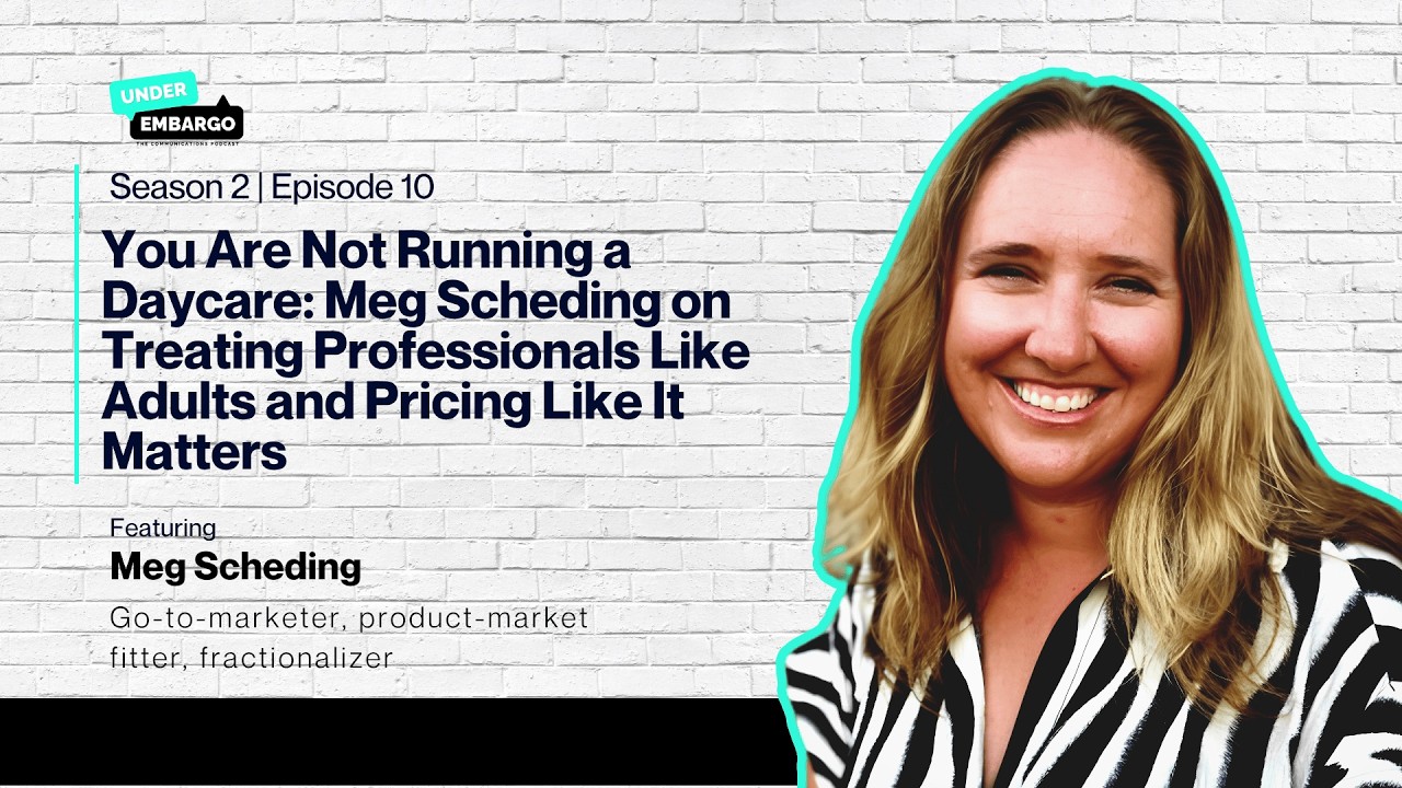 Meg Scheding on Treating Professionals Like Adults and Pricing Like It Matters