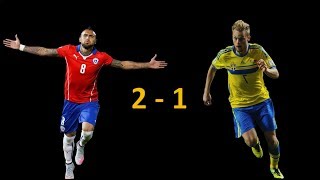 AMISTOSO 2018 | CHILE vs SUECIA  |2 -- 1| OTRO PAÍS SUDAMERICANO MAS GANÓ