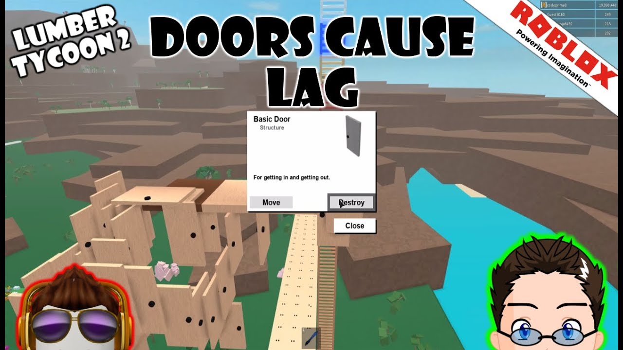 Roblox Lumber Tycoon 2 Removing Some Of The Lag Youtube - roblox lumber tycoon 2 removing some of the lag