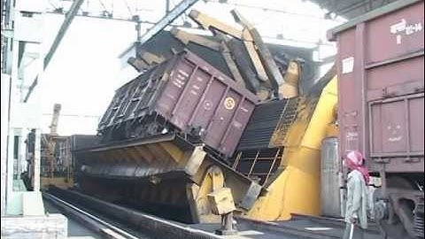 Best Video for Wagon tippler  (Automatic wagon unloading operation)