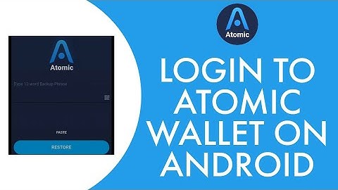 How To Login Atomic Wallet Account On Android (2023) | Atomic Wallet Login Sign In (Step By Step)