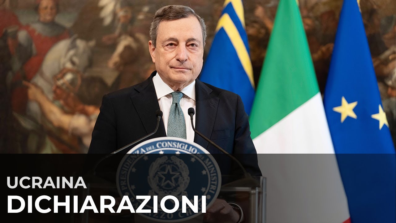 Ucraina, dichiarazioni alla stampa del Presidente Draghi
