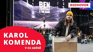 Kytarové vybavení - Karol Komenda (10. 11. 2023 - koncert Ben Cristovao, O2 Arena) / Rozhovor