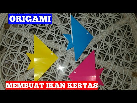 Origami cara  membuat  ikan  dari  kertas  YouTube