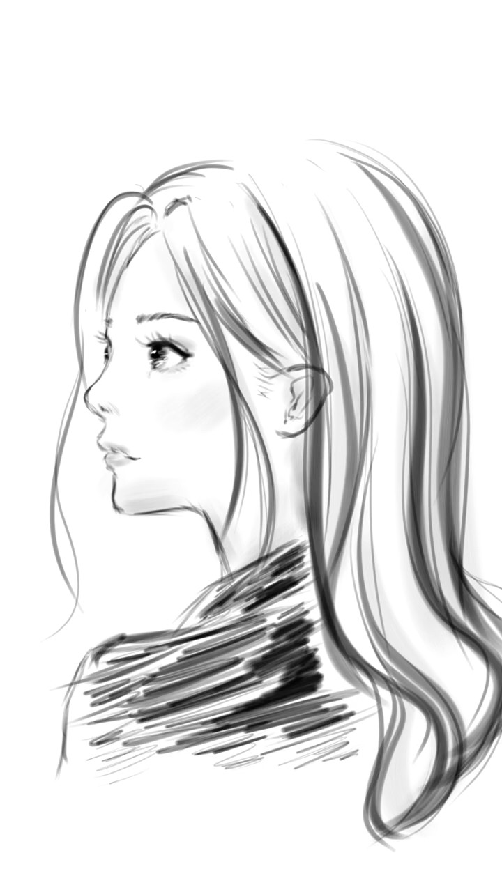 List No.8】”Kawaii Sumi-e