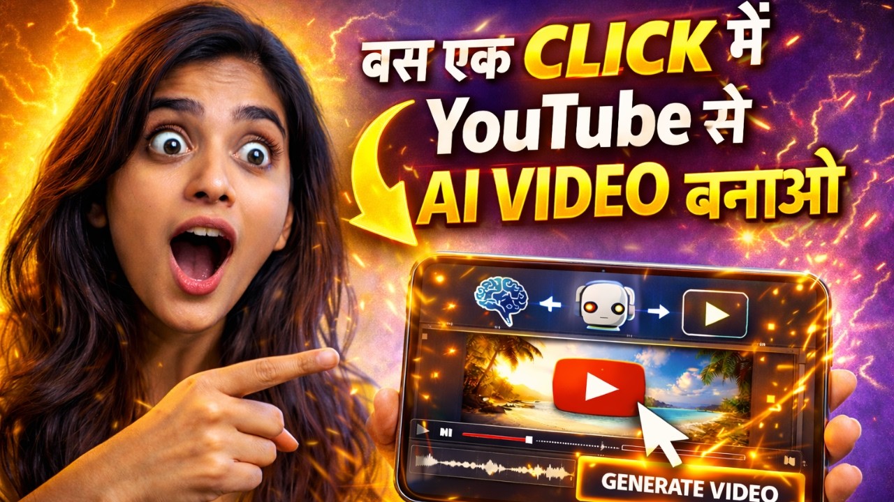 You Tube se ek click me ai vidio banao |ai vidio kaise bnaye|