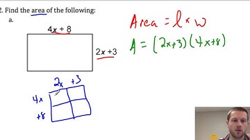 Multiplying Polynomials to find Area of a Rectangle