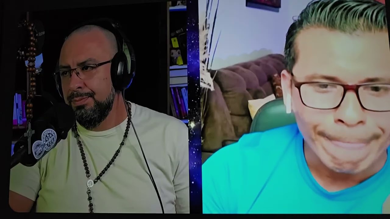 Protestante le dice a Santiago Alarcon que fue engañado por la Iglesia Católica. Dialogo muy bueno. 