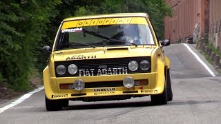 FIAT 131 Abarth  Hillclimb race, pure sound & on board