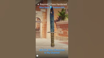 Bayonet | Case Hardened Blue Gem in Counter Strike 2 🔫🔥#cs2 #counterstrike #counter #csgo #skin