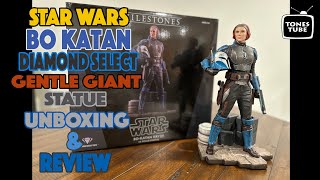 Bo Katan Diamond Select Gentle Giant Statue (Unboxing & Review) by TonesTube 126 views 7 months ago 8 minutes, 32 seconds