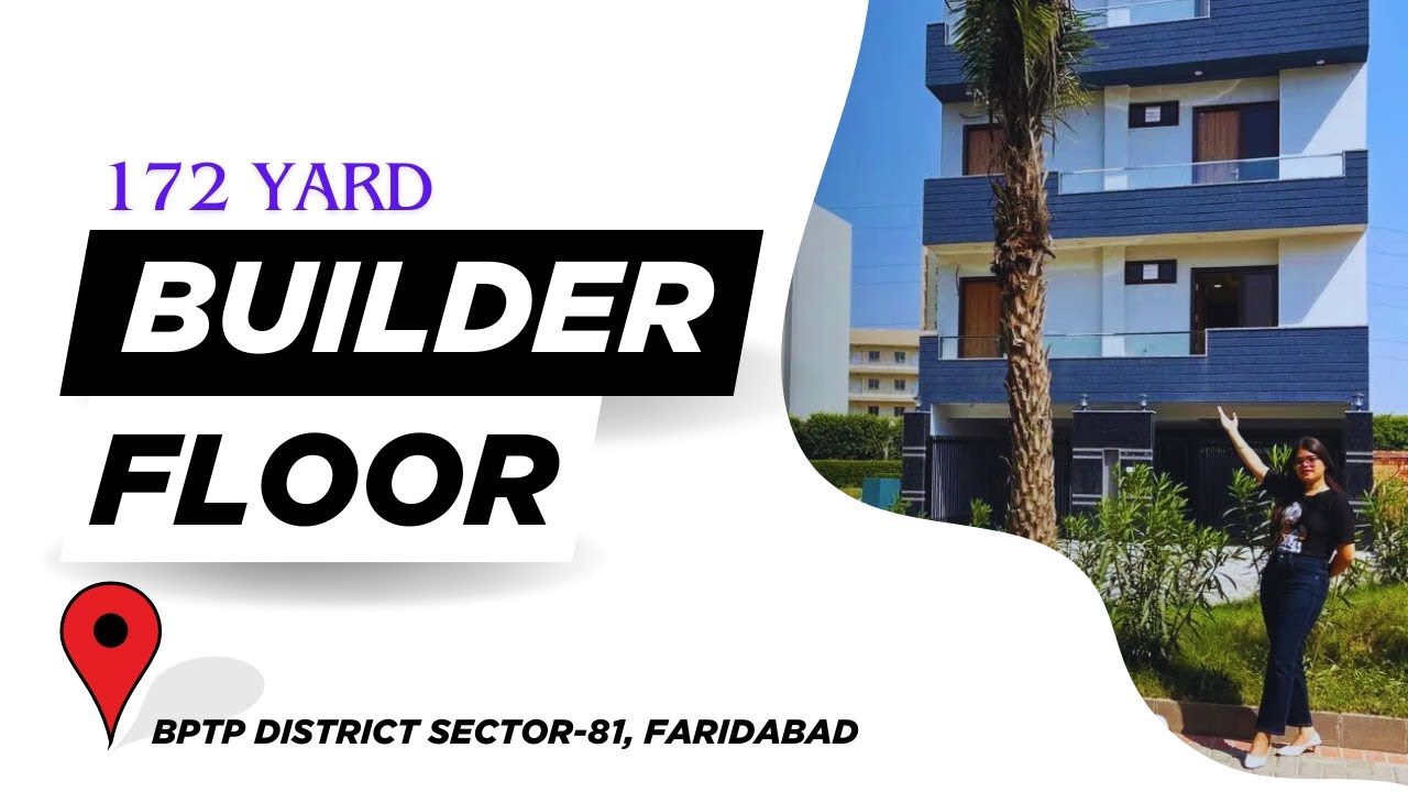 170yard builder floor | Bptp Disctric sec81 faridabad 