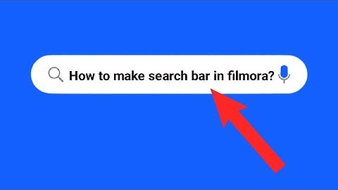 HOW TO MAKE AN INTRO FOR YOUTUBE VIDEO || MAKE A SEARCH BAR TEMPLATE IN FILMORA