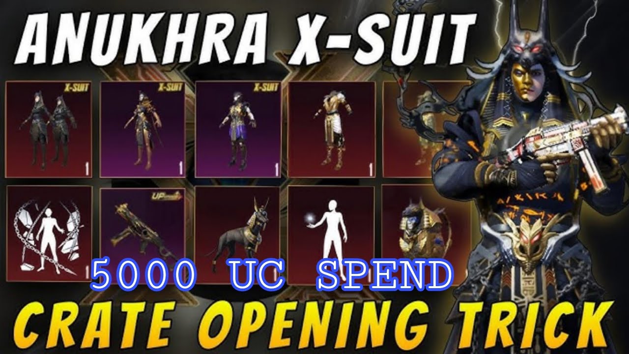 Anukhra x- Suit😆  | Crate opening trick |5000 UC SPEND | #trendingvideo #bgmi @JONATHANGAMINGYT