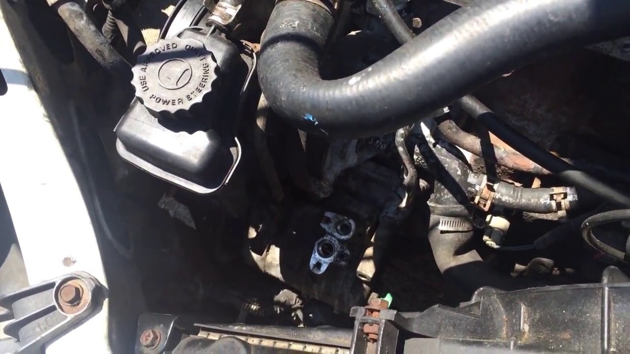 How to replace the A/C Compressor in a 2000 Dodge Neon part 1 YouTube