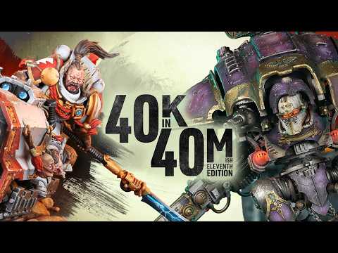 Will speed prove armour enough? Imperial Knights vs White Scars | Warhammer 40k in 40m
