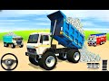 JCB 3dx Backhoe Loading Muram in Tata 2518 Ex Truck and Tata Tipper Truck