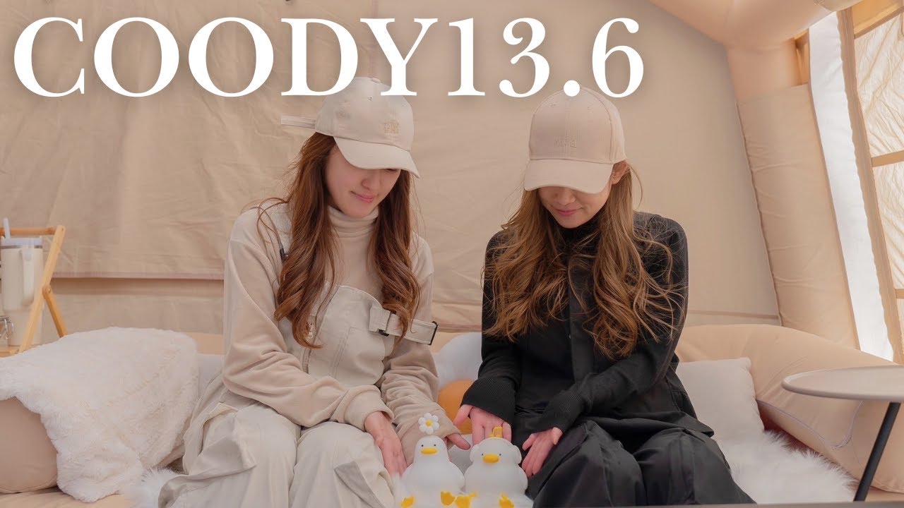 【coody 】 13.6 で 強風の中 女子ふたりキャンプ