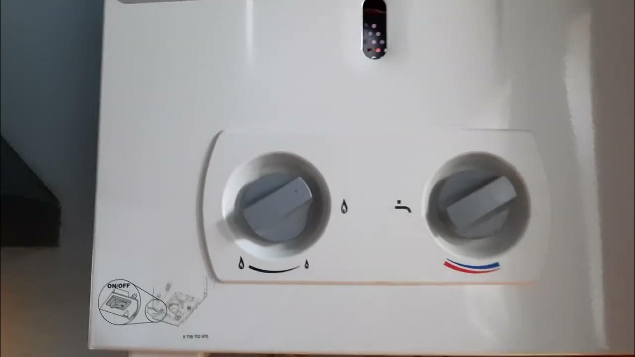 Колонка бош как снять крышку