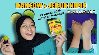 CARA MEMUTIHKAN KULIT SECARA ALAMI ! MASKER SUSU DANCOW LANGSUNG PUTIH 1X PAKAI | RIZKI AULIA KASIH
