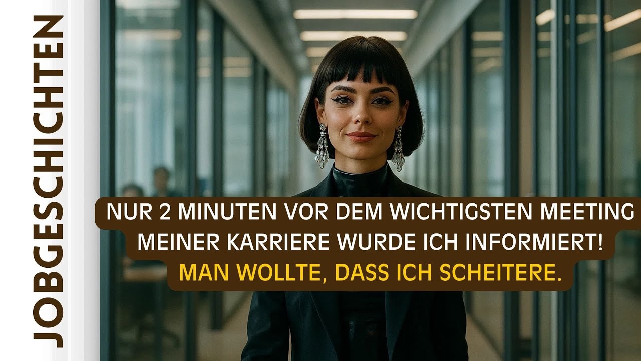 NUR 2 MINUTEN VOR DEM WICHTIGSTEN MEETING MEINER KARRIERE WURDE ICH INFORMIERT – WAS ICH DANN TAT...