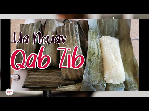 Video: Ncuav Mog Qab Zib 